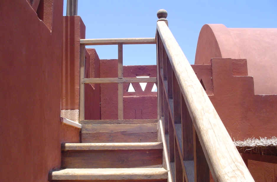 stairway to roof terrace